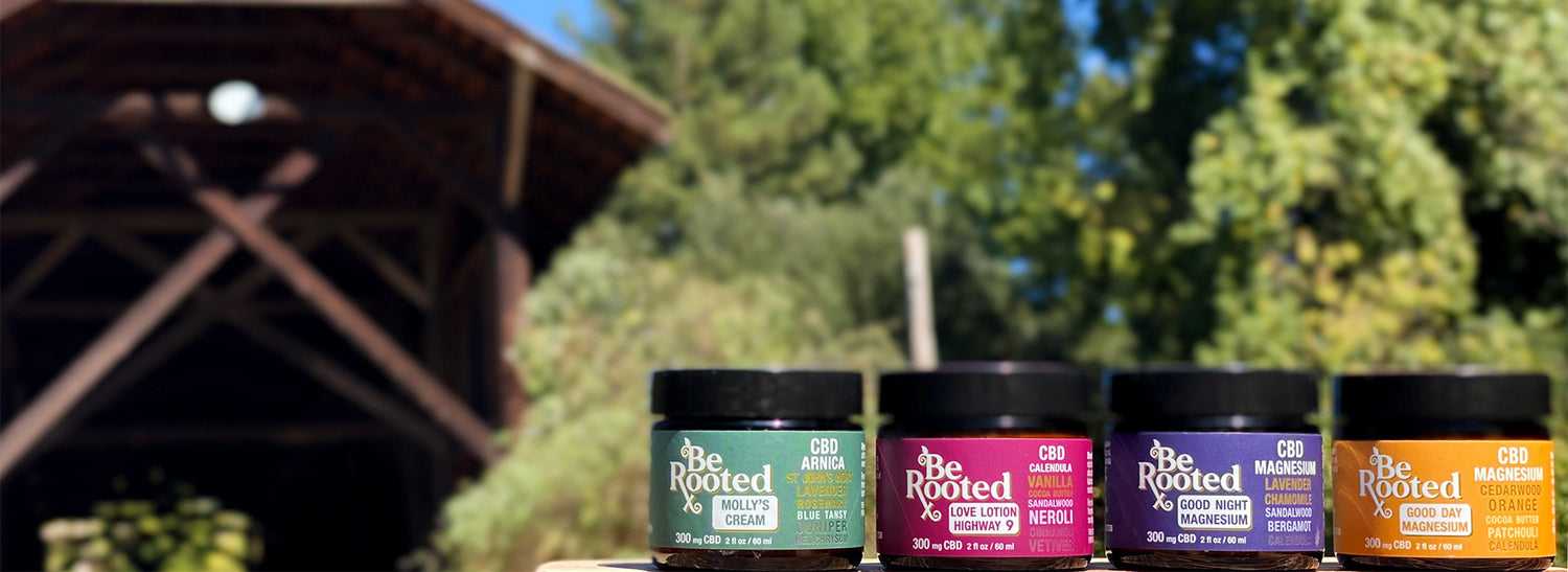 Be Rooted Botanicals, CBD and herbal cream topicals